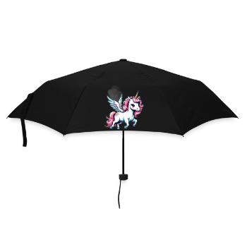 Licorne Unicorn Kawaii - Parapluie standard - noir - Devant
