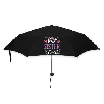 Best sister - Umbrella (small) - black - Front