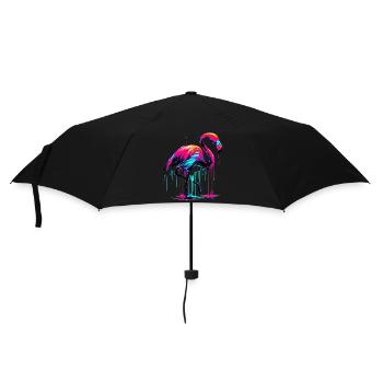 Pink Flamingo - Umbrella (small) - black - Front