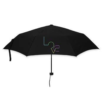 love - Parapluie standard - noir - Devant