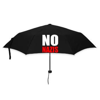 Pas de nazis - Parapluie standard - noir - Devant