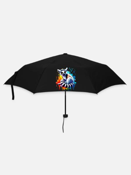Lémurien - Parapluie standard - noir