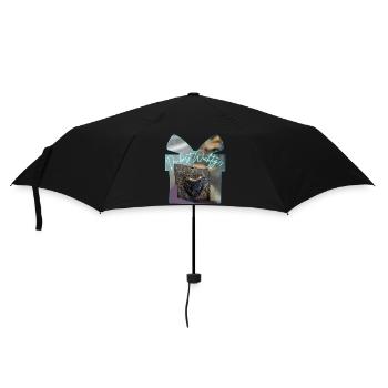 Du bist Wichtig - Regenschirm (klein) - Schwarz - Vorne
