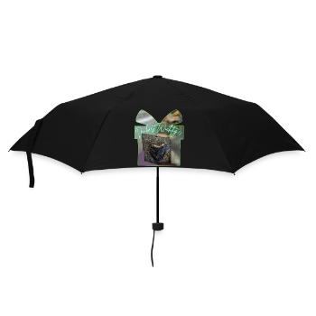 Du bist wichtig - Regenschirm (klein) - Schwarz - Vorne