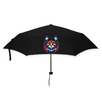 Cat - Umbrella (small) - black - Front