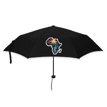Africa Adventurousness - Umbrella (small) - black - Front