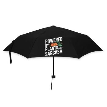 Vegetarian Vegan Veggie Vegetarian - Umbrella (small) - black - Front