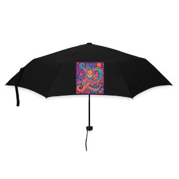 Une créature fantastique dans un monde coloréFantast - Parapluie standard - noir - Devant