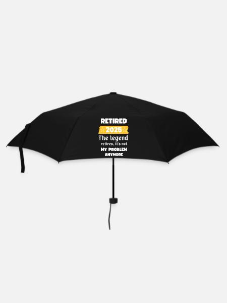 Zurückgezogener 2025er Legend Tee - Regenschirm (klein) - Schwarz