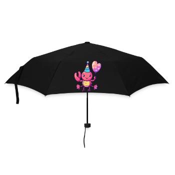 Homard Crabe Anniversaire Bébé - Parapluie standard - noir - Devant
