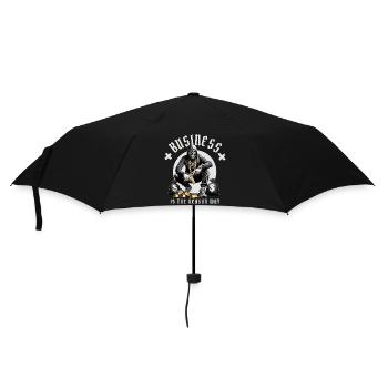 Gangster Leben - Regenschirm (klein) - Schwarz - Vorne