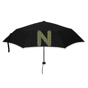 Colorful Heart N Design – Unique & Stylish! - Umbrella (small) - black - Front