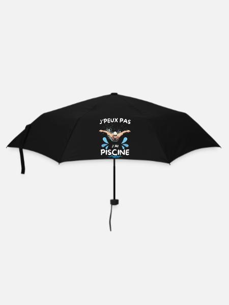 J'y peux pas, j'ai piscine - Parapluie standard - noir