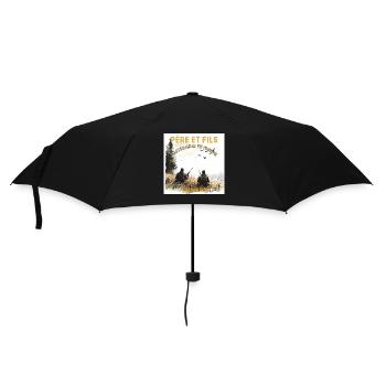 Père et Fils Chasse Ensemble - Parapluie standard - noir - Devant