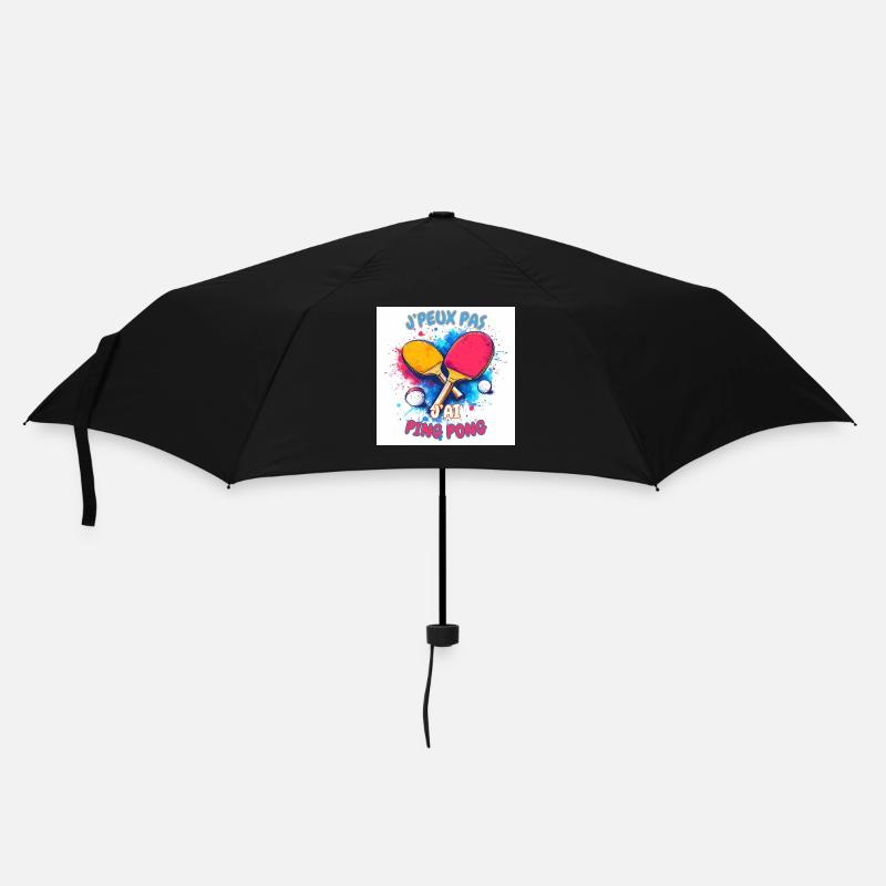 Colorful Ping Pong Unleashed - Umbrella (small) - black