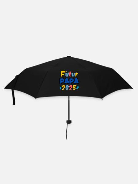Papa Futur 2025 Arc en Ciel - Parapluie standard - noir