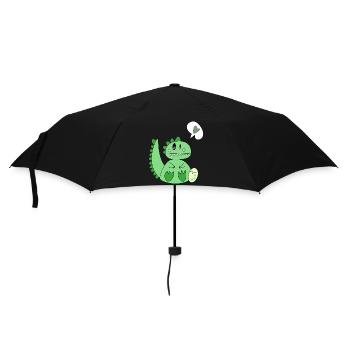 Le petit cœur de dinomom - Parapluie standard - noir - Devant