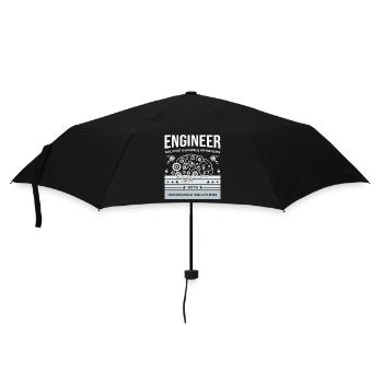 ENGINEER – Solving Invisible Problems T-Shirt - Umbrella (small) - black - Front