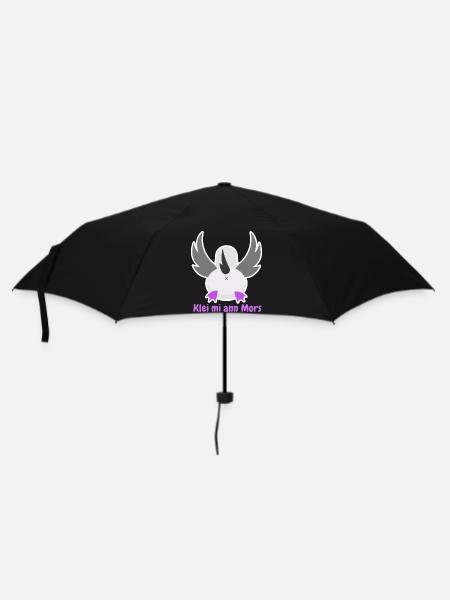 "Klei mi ann Mors" North German humor - Umbrella (small) - black