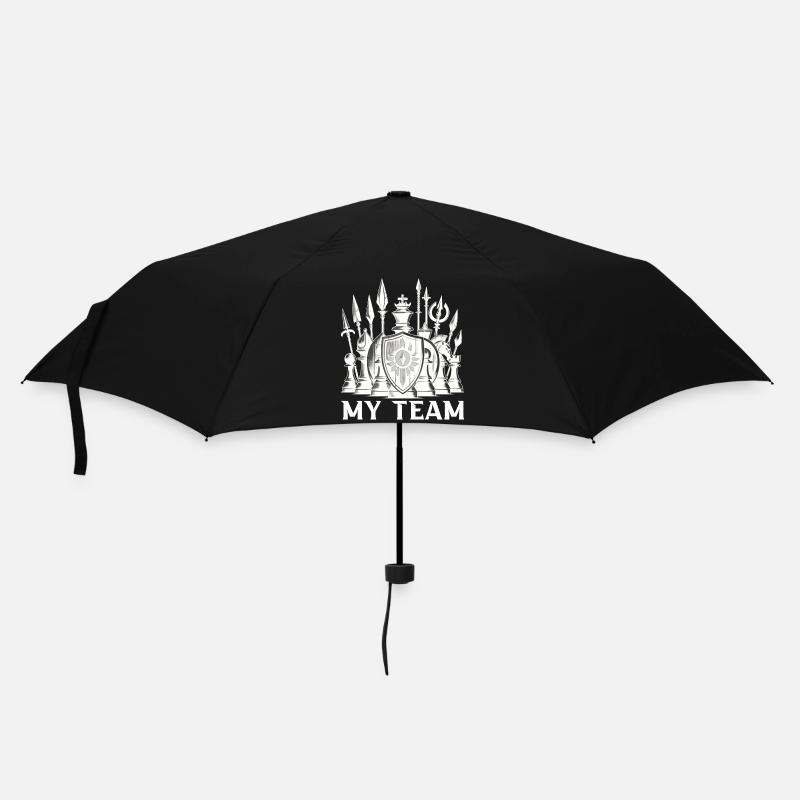 Échecs - Parapluie standard - noir