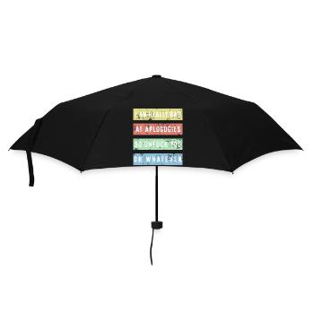I am really bad at apologies Shirt - Umbrella (small) - black - Front