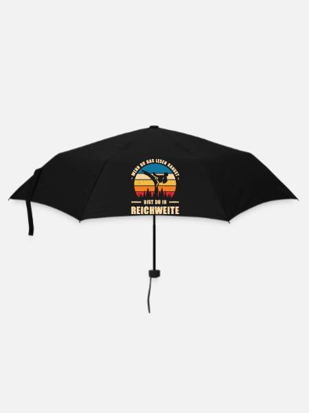 Karate Training Geschenke Karatetraining - Regenschirm (klein) - Schwarz