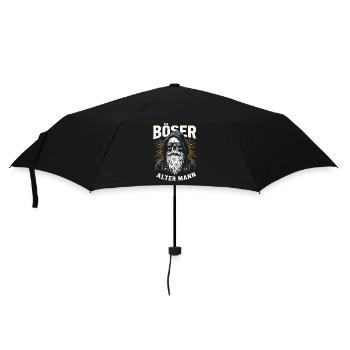 Nasty Old Man Skull Pullover Hoodie - Umbrella (small) - black - Front