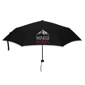 Wander Woman - Regenschirm (klein) - Schwarz - Vorne