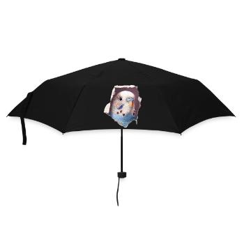 Budgerigar - Umbrella (small) - black - Front