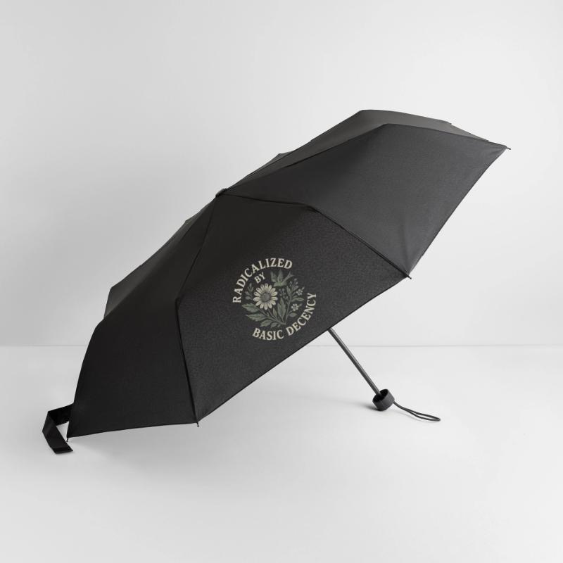 Radicalized By Basic Decency Floral Design Umbrella (small)