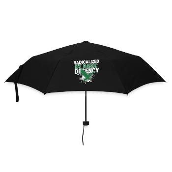 Radicalized By Basic Decency Quote Shirt - Umbrella (small) - black - Front