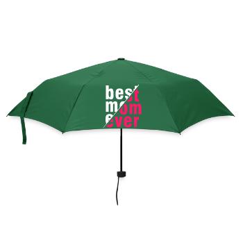Bestes Mama-Shirt aller Zeiten – Perfektes Geschenk - Regenschirm (klein) - Flaschengrün - Vorne