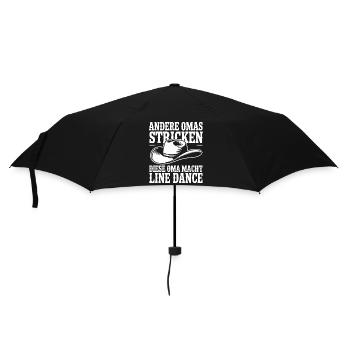 Omas Line Dance Shirt - Regenschirm (klein) - Schwarz - Vorne
