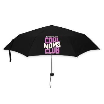  Mama Geschenk Muttertag - Cool Moms Club - Regenschirm (klein) - Schwarz - Vorne