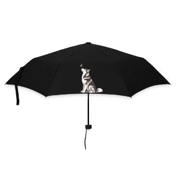 4. Siberian Husky Gift for Dog Owners - Umbrella (small) - black - Front