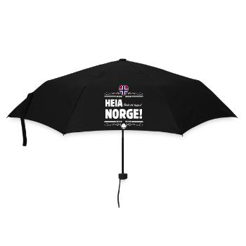 HEIA NORGE! Helt til topps! - Umbrella (small) - black - Front