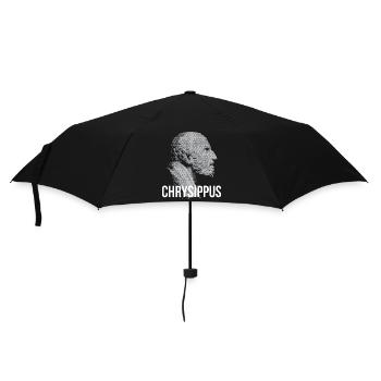 Chrysippus Bust Silhouette - Umbrella (small) - black - Front