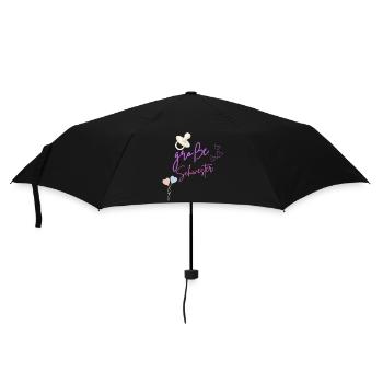 Große Schwester - Regenschirm (klein) - Schwarz - Vorne