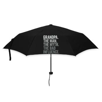 Opa der Mann, der Mythos, der schlechte Einfluss - Regenschirm (klein) - Schwarz - Vorne