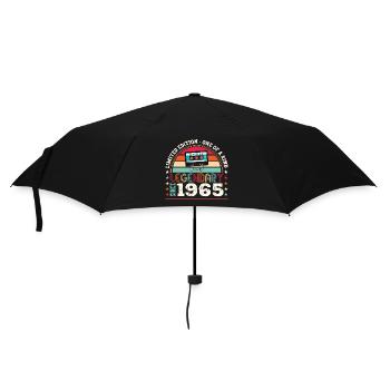Legendary 1965 57th Birthday Gift Men - Fun - Umbrella (small) - black - Front
