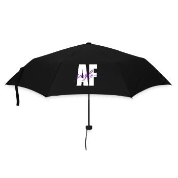 Single Wie verdammt - Regenschirm (klein) - Schwarz - Vorne