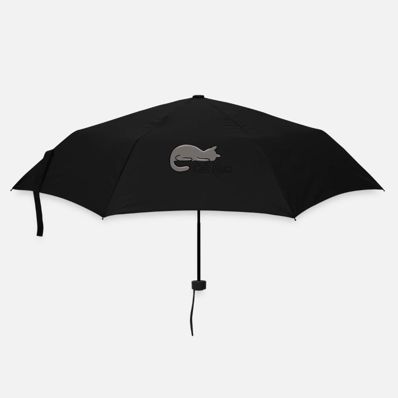 Cat mom - Umbrella (small) - black