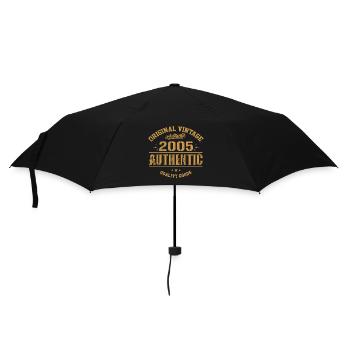 Authentic 2005 Original Birthday Gift 2005 - Umbrella (small) - black - Front