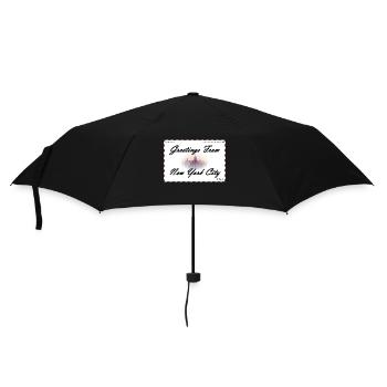 New York tourist souvenir postcard - Umbrella (small) - black - Front