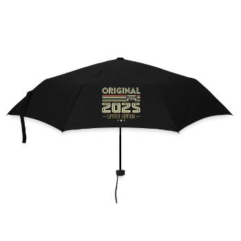 Vintage 2025 Original Vintage Anniversaire Rétro - Parapluie standard - noir - Devant