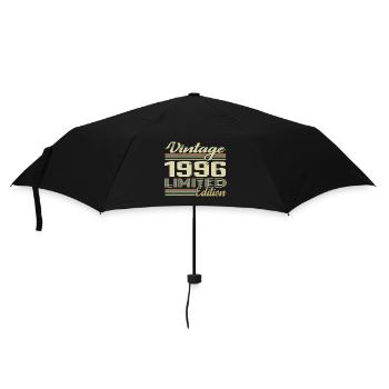 Geburtstag 28 Jahre Jahrgang 1996 Geschenk 1996 - Regenschirm (klein) - Schwarz - Vorne