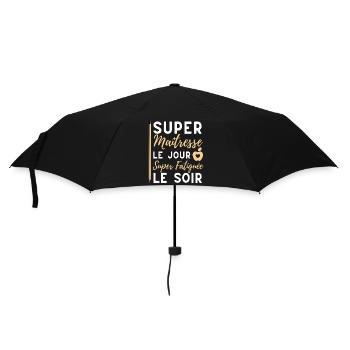 Super maitresse humour maîtresse cadeau femme - Parapluie standard - noir - Devant
