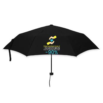 Diamantenhände verkaufen nie - Regenschirm (klein) - Schwarz - Vorne