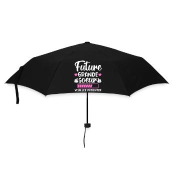 Future grande soeur humour grande soeur cadeau - Parapluie standard - noir - Devant