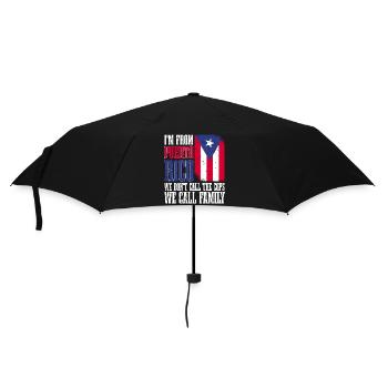 Puerto Rico | Puerto Ricaner Flagge Geschenkideen - Regenschirm (klein) - Schwarz - Vorne